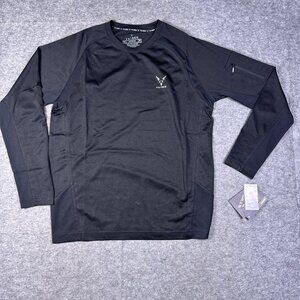 Vaiden T Shirt Mens Medium Black Performance Athleisure Tactical Tech